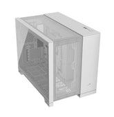 Corsair 2500D AIRFLOW Dual Chamber mATX Mid-Tower Computer Case - White